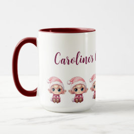Taza Niña Elf Xmas Magia Personalizada