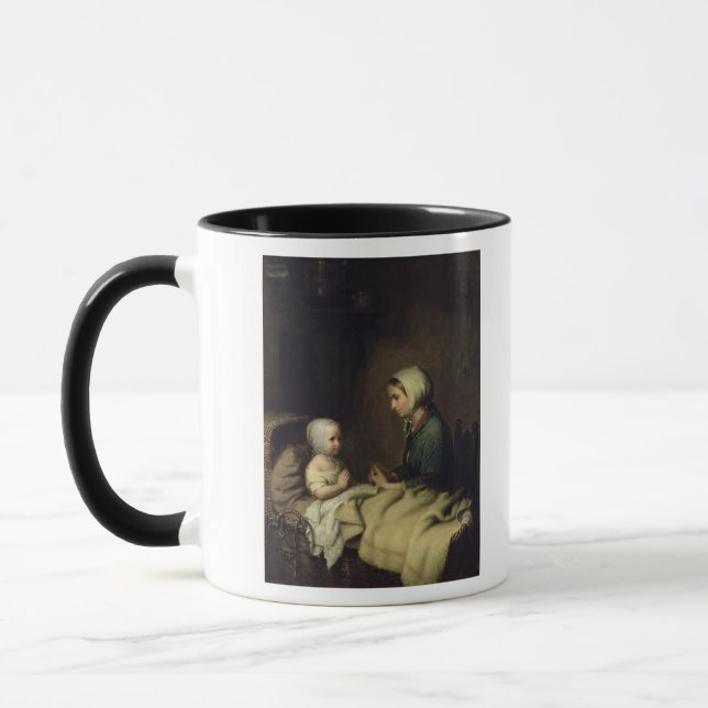 Taza Niña que dice sus rezos en cama (Izquierda)