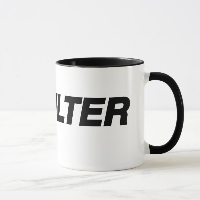 Taza Ningún filtro Hastag (Derecha)