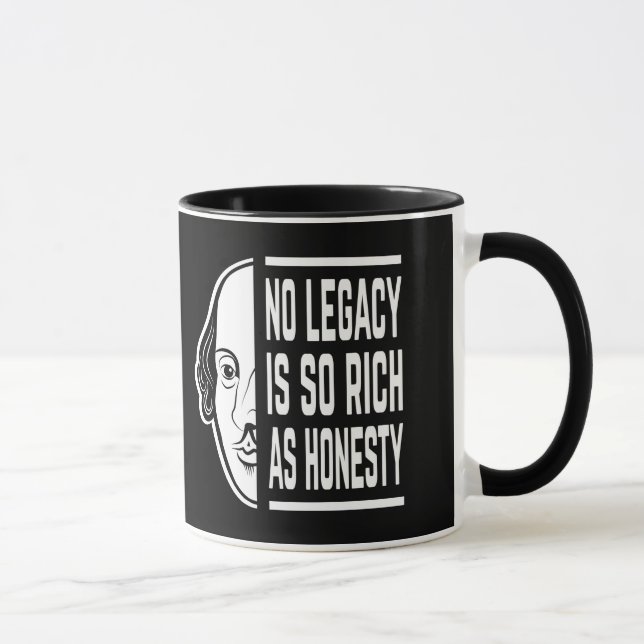 Taza Ningún Legado Es Tan Rico Que Shakespeare Cita A T (Derecha)