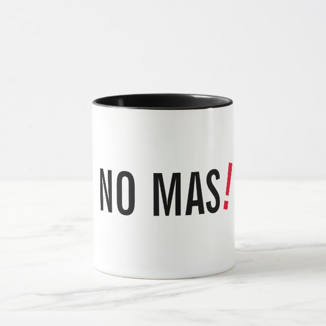 Taza ningún mas no significa ninguna idea divertida del (Centro)