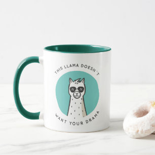 Taza Ninguna llamada dramática