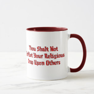 Taza Ninguna mierda religiosa