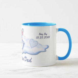Taza Niño de oso paraguas para nuevo papá - Personaliza
