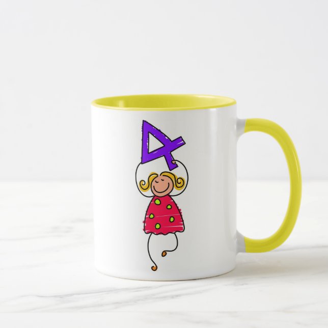 Taza Niño del número cuatro (Derecha)