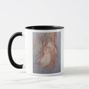 Taza Niño joven en los brazos de su madre