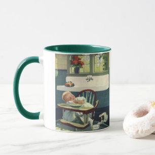 Taza Niños Antiguos, Silla Alta de Bebé para Dormir Coc