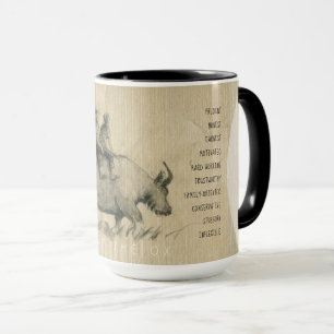 Taza Niños búfalos Personalidad del Año Ox Chino 2021