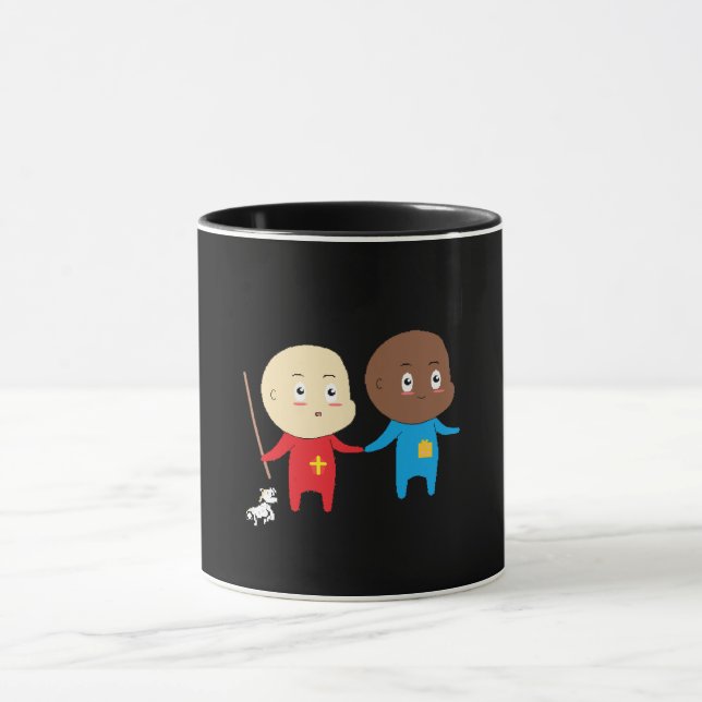 Taza Niños con encanto Art St Nick Sinterklaas Bebés (Centro)