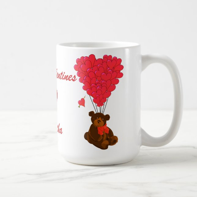 Taza Niños con peluche Valentines (Derecha)