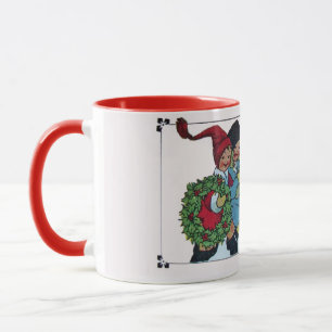 TAZA NIÑOS CON REGALOS DE NAVIDAD
