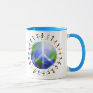 Taza Niños de la paz de mundo