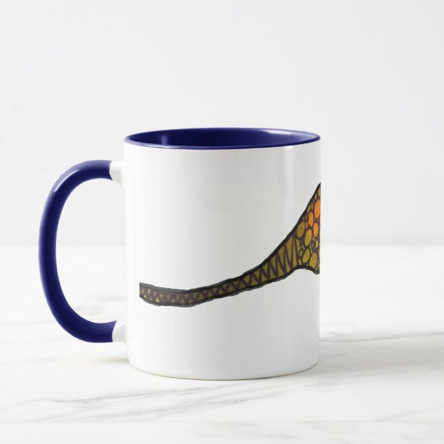 Taza Niños de los dinosaurios de Triceratops ilustracio (Izquierda)