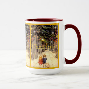 Taza Niños en Navidades Lane Mug