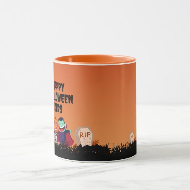 Taza Niños felices de Halloween (Centro)