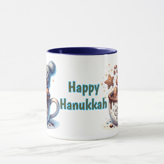 Taza Niños felices Hanukkah Cocoa (Centro)