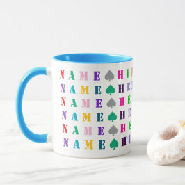 Taza Niños Lindos Coloreados Personalizados 16 Letras o