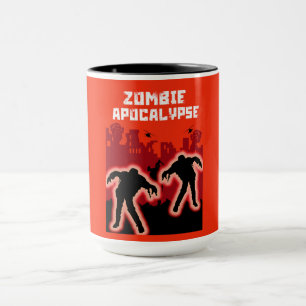 Taza Niños zombis apocalípticos