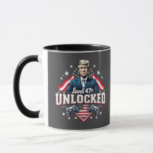 Taza Nivel 47 desbloqueado Día de Inauguración de Trump