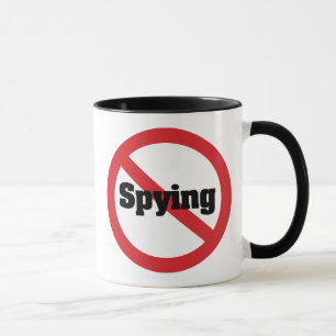 Taza No 1984 Oficina de la NSA para el Espionaje de Gra