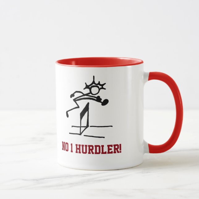 Taza No 1 Rojo Hurdler (Derecha)