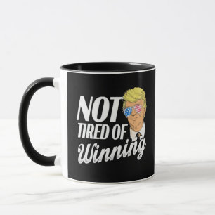 Taza No cansada de ganar el Día de la Inauguración de T