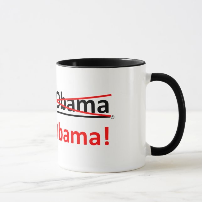 Taza No César Obama - debe ser Seizer Obama (Derecha)