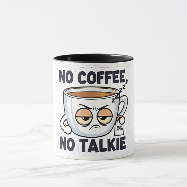 Taza No Coffee, No Talkie (Centro)