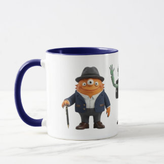Taza No Coincidimos Nos Vibramos Personajes Divertidos
