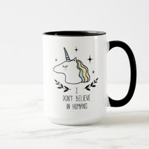 Taza No creo en seres humanos