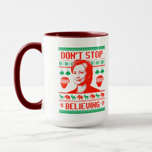 Taza No Dejes de Creer en la Navidad de Hillary