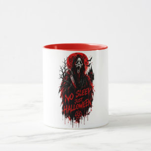 Taza No dormir solo grito de Halloween Diseño gótico de