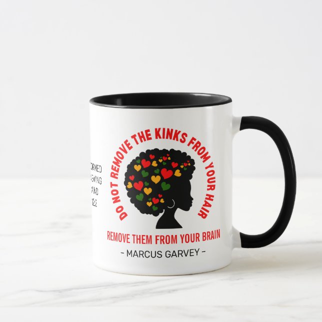 Taza NO ELIMINAR EL. KINKS DE TU PELO Garvey (Derecha)