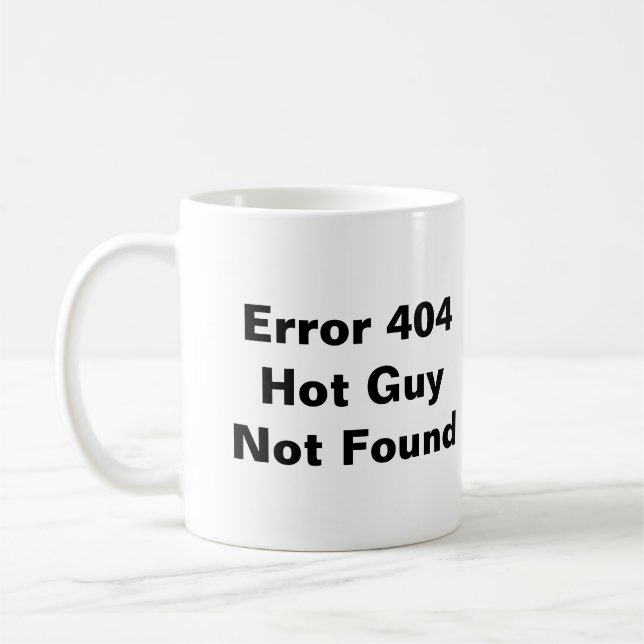 Taza no encontrada caliente del individuo del (Izquierda)