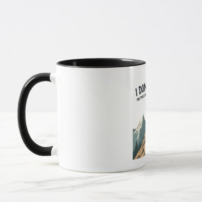 Taza No entiendo el sendero que se ve tan plano (Izquierda)