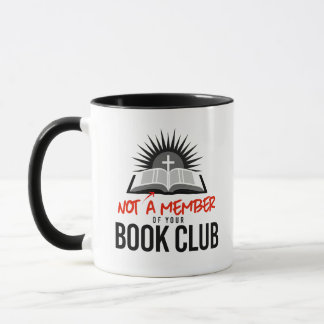 Taza No es miembro de tu club de lectura