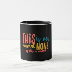Taza No es normal el bloqueo combinado