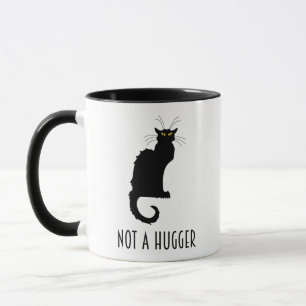 Taza No es un gato antisocial muy gracioso