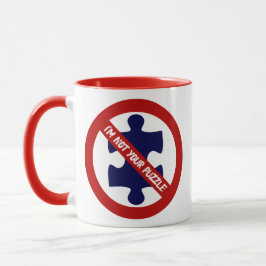 Taza No es un rompecabezas, no hay piezas de rompecabez