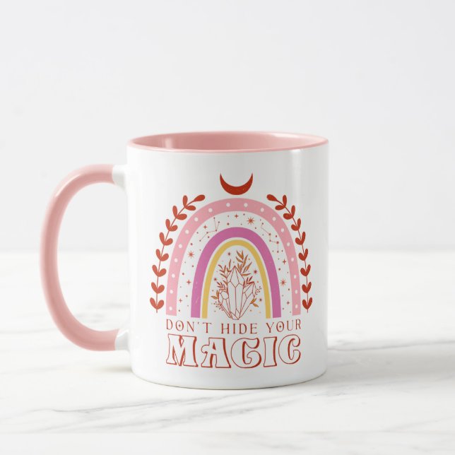 Taza No escondas tu Halloween mágico (Izquierda)