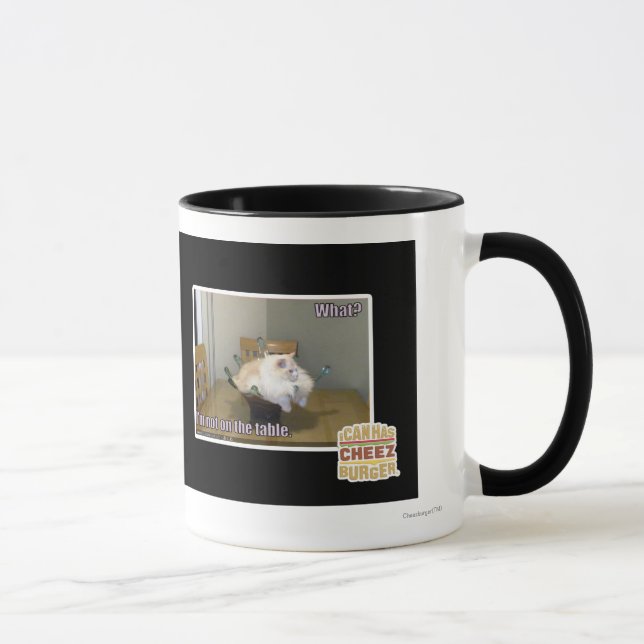Taza No estoy en la tabla (Derecha)