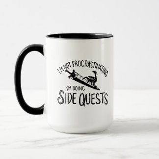 Taza No estoy retrasando estoy haciendo quedadas latera