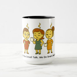 Taza No hablamos de cosas triviales. Hacemos sarcasmo y