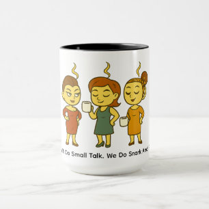 Taza No hablamos de cosas triviales. Hacemos sarcasmo y
