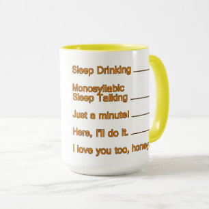 Taza No Hablar, Aunque Sleepy Funny Cita Humor Raro