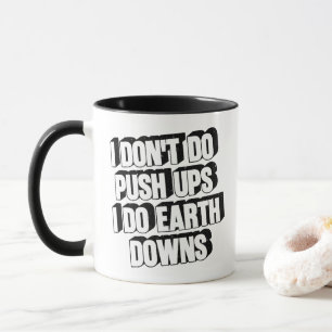 Taza No Hago Flexiones Hago Abdominales Divertido Entre
