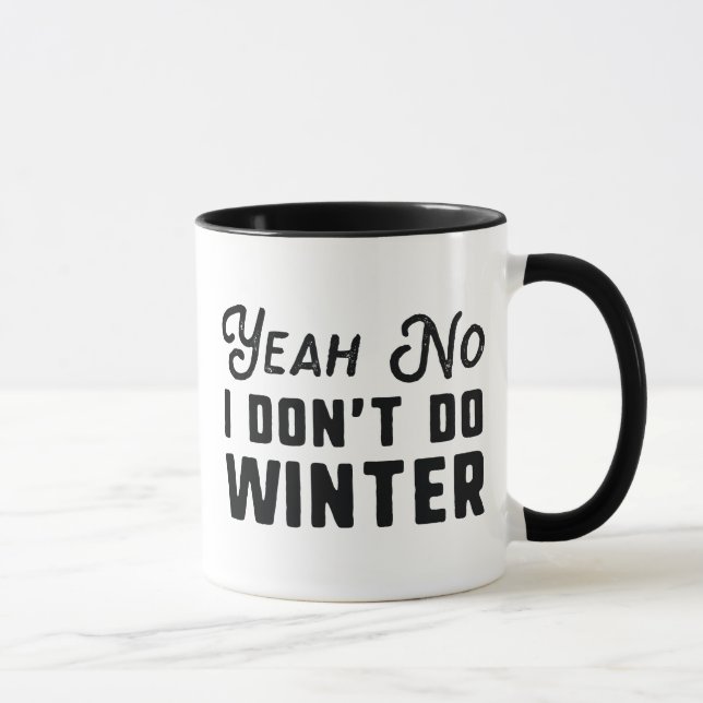 Taza No hago invierno (Derecha)