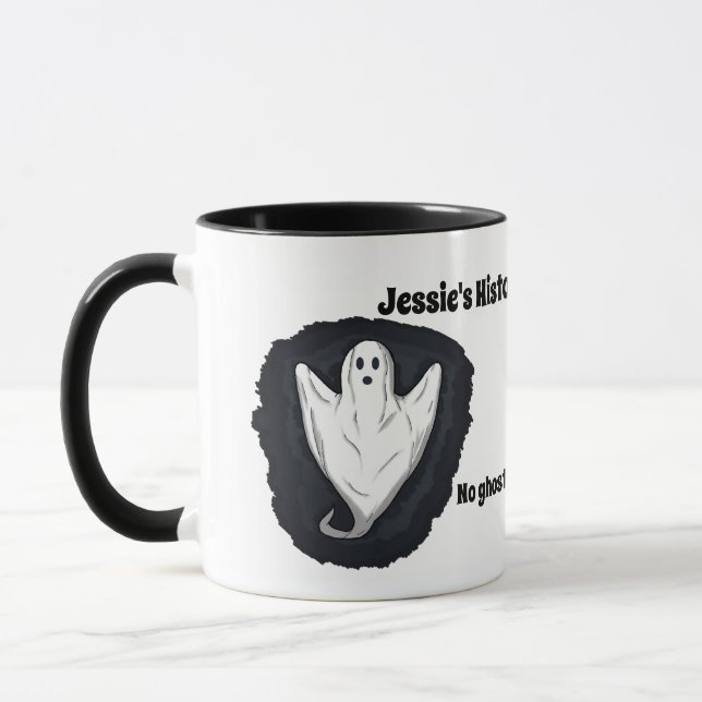 Taza No hay caza fantasma antes del café (Izquierda)
