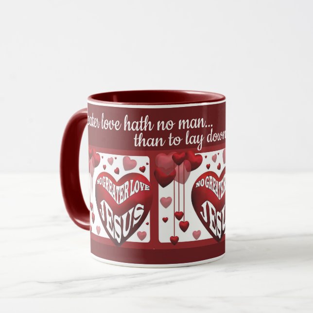 Taza No hay más amor© Mug 11oz. (Anverso izquierdo)