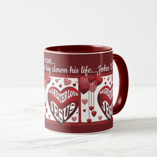 Taza No hay más amor© Mug 11oz. (Anverso derecho)